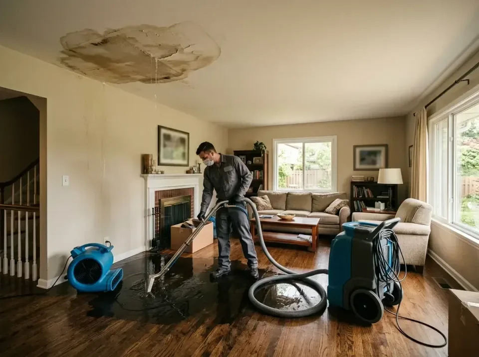 attic-pipe-burst-ceiling-drip-008 — frequently asked questions, Water Damage Restoration & Carpet Care in Interlaken, CA